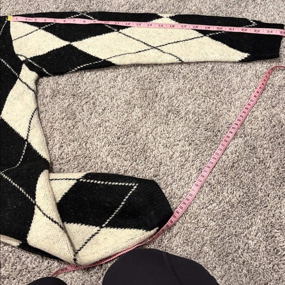 EUC Courtney Grow x Antonio Melani Cleo Argyle Sweater Dress S - Picture 9 of 10